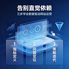 平原建站-告别直觉依赖：三步学会数据驱动网站运营
