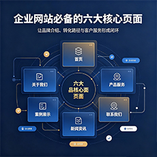 德州建站-企业网站必备的六大核心页面